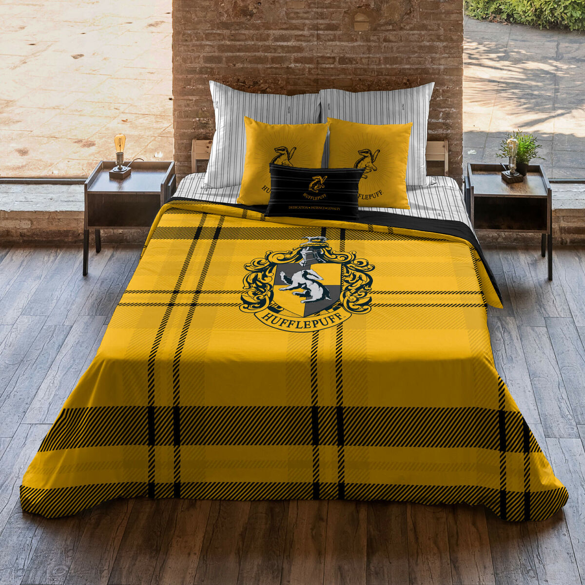 Nordic cover Harry Potter Classic Hufflepuff Multicolour 175 Threads 180 x 220 cm Single-1