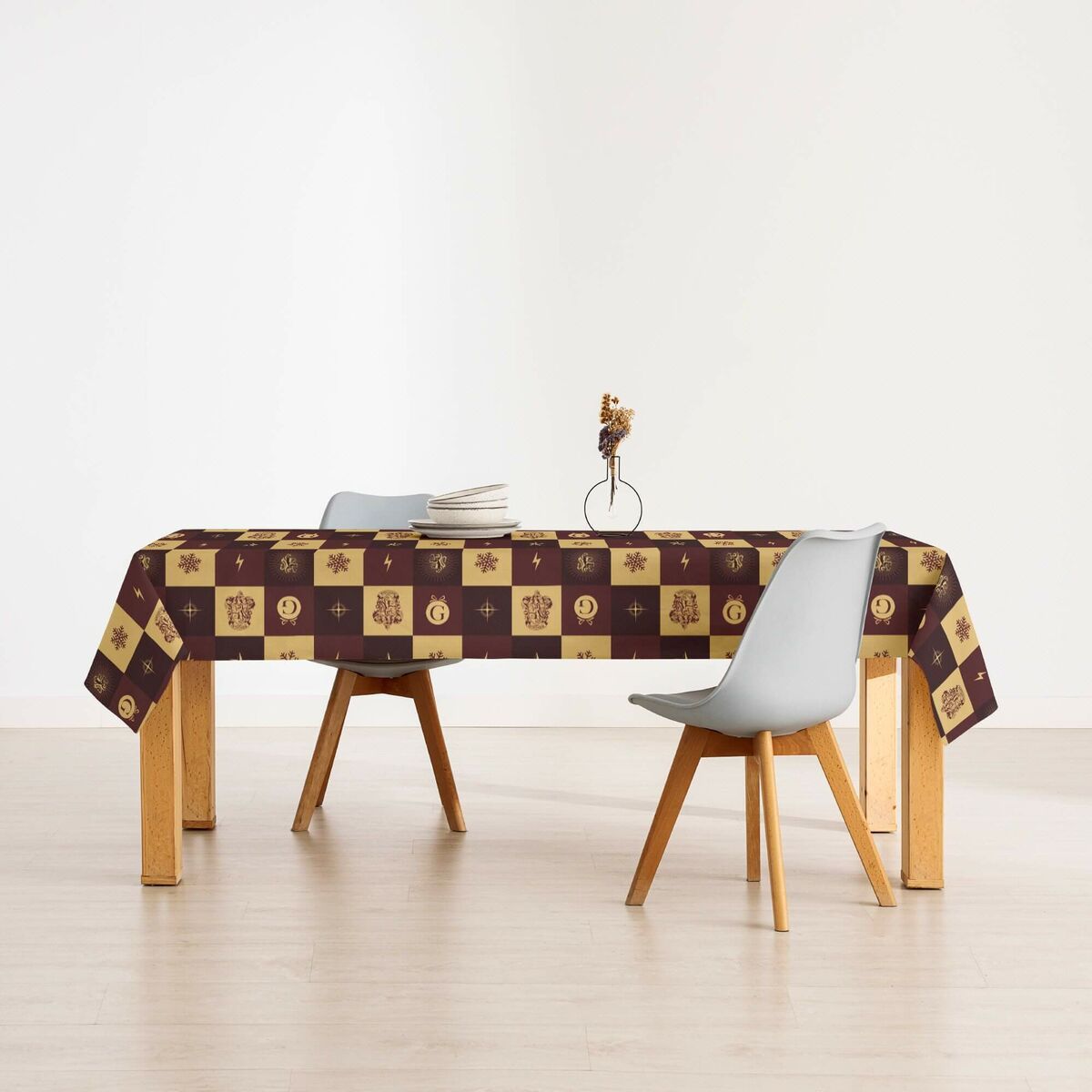 Stain-proof resined tablecloth Harry Potter Gryffindor Multicolour 150 x 150 cm-0