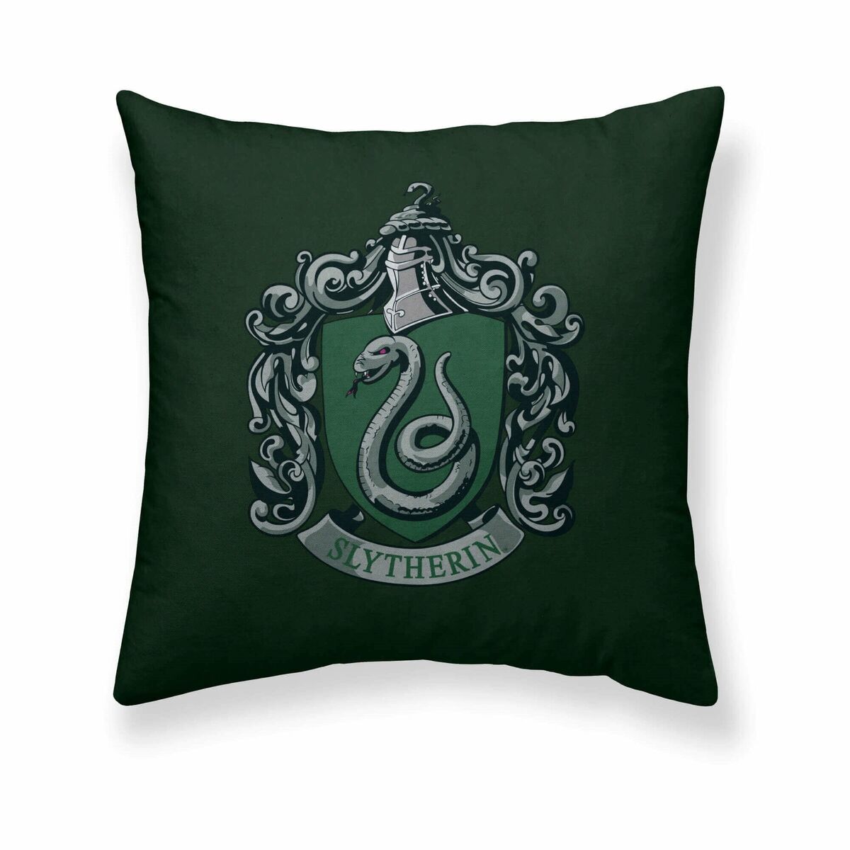 Cushion cover Harry Potter Slytherin Green Multicolour 50 x 50 cm-0