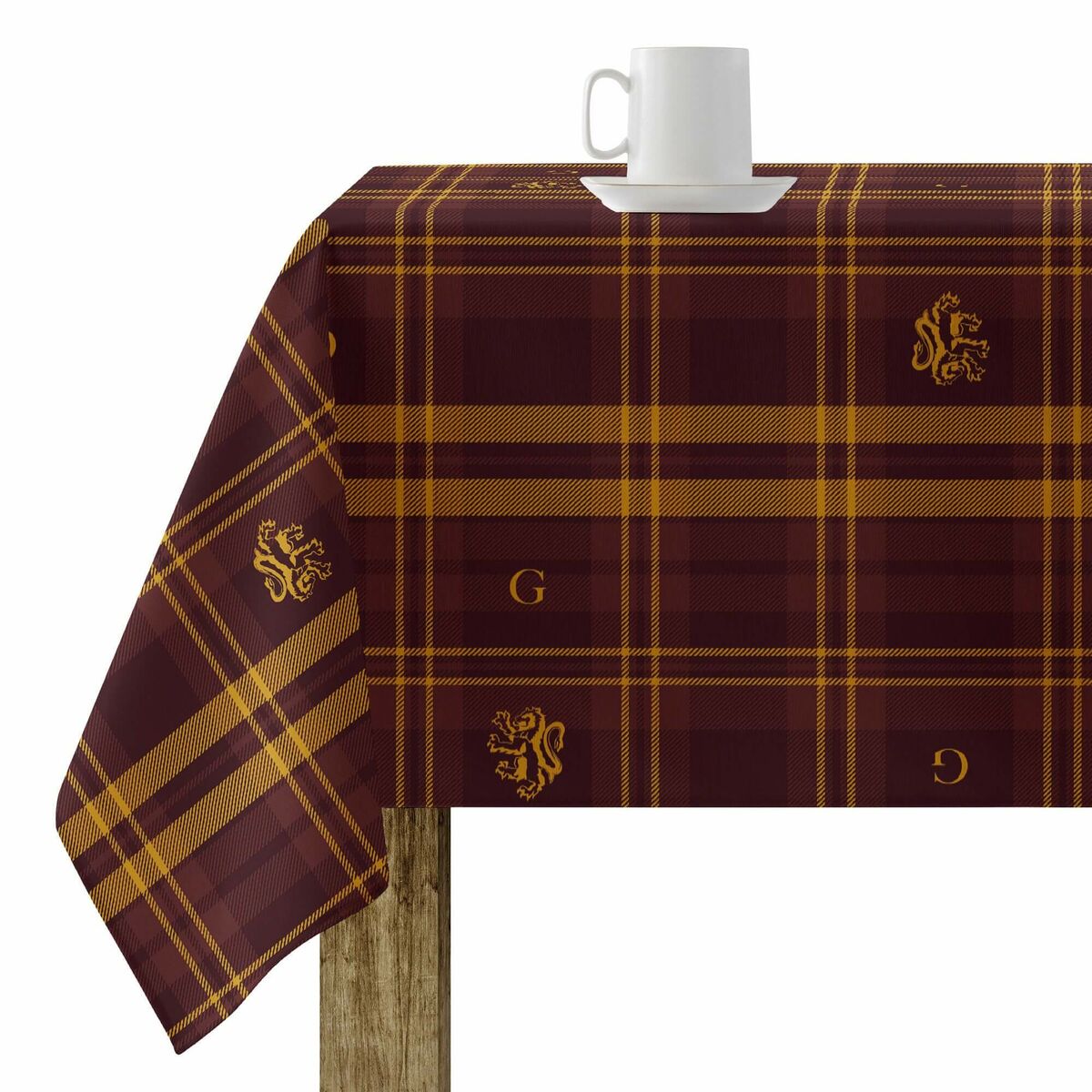 Stain-proof resined tablecloth Harry Potter Gryffindor Multicolour 200 x 150 cm-0