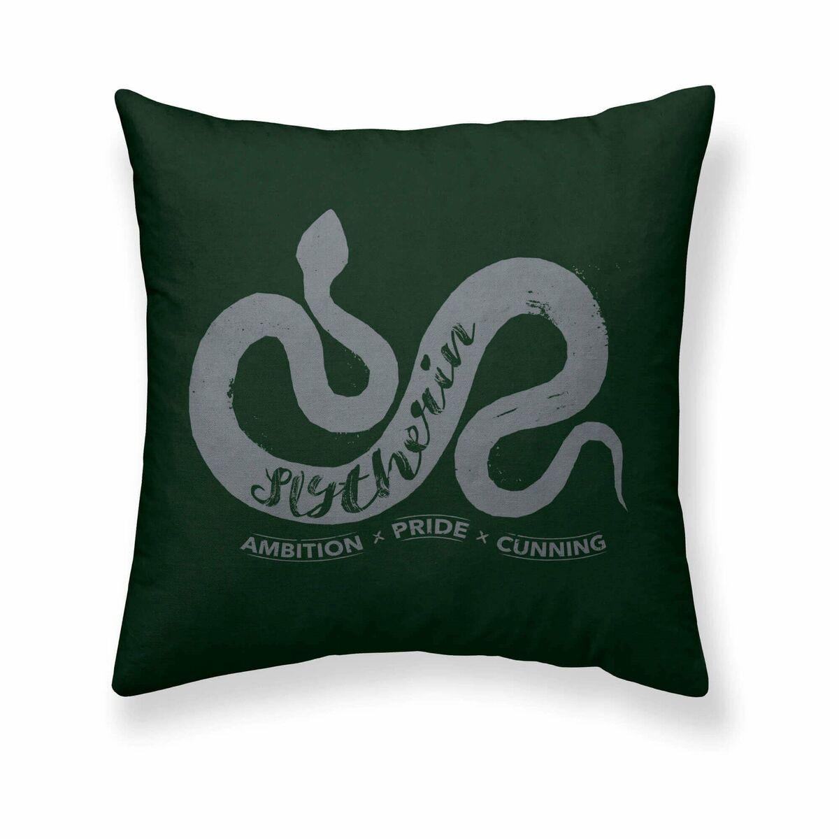 Cushion cover Harry Potter Slytherin Values Multicolour 50 x 50 cm-0