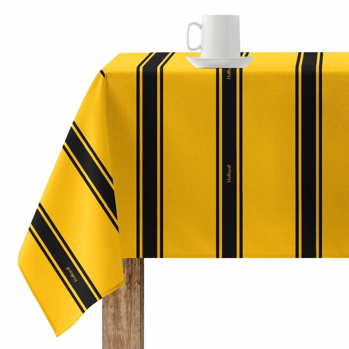 Stain-proof resined tablecloth Harry Potter Hufflepuff Multicolour 100 x 150 cm-0