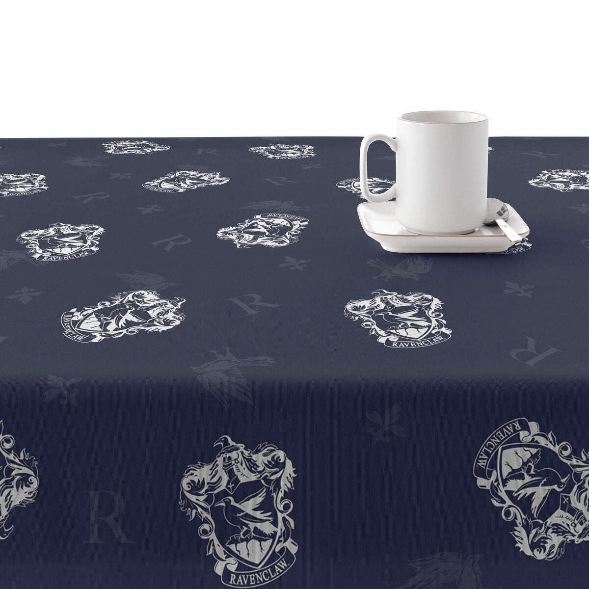 Stain-proof resined tablecloth Harry Potter Ravenclaw Shield Multicolour 100 x 150 cm-2