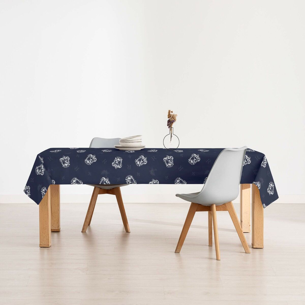 Stain-proof resined tablecloth Harry Potter Ravenclaw Shield Multicolour 100 x 150 cm-1