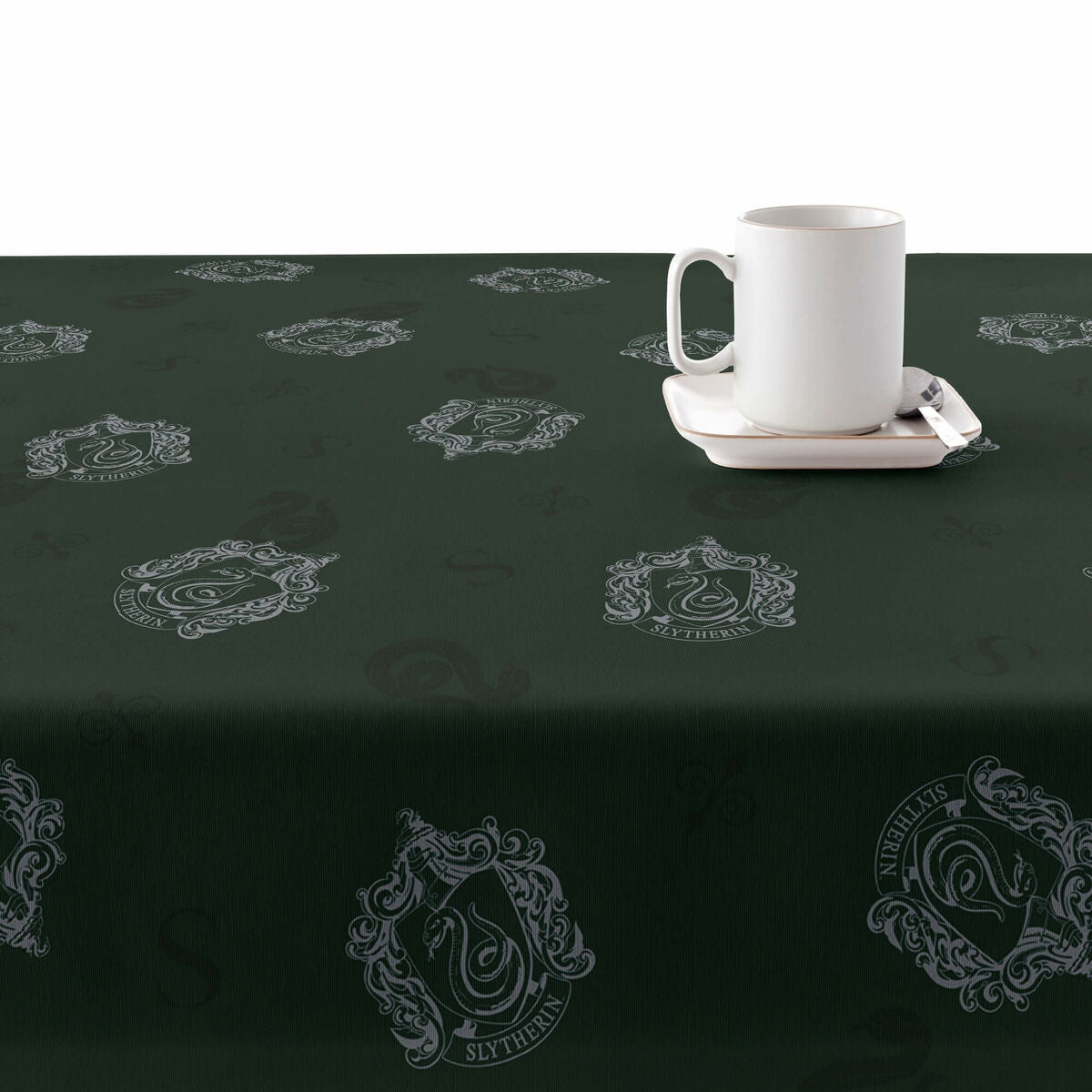 Stain-proof resined tablecloth Harry Potter Slytherin Multicolour 100 x 150 cm-2