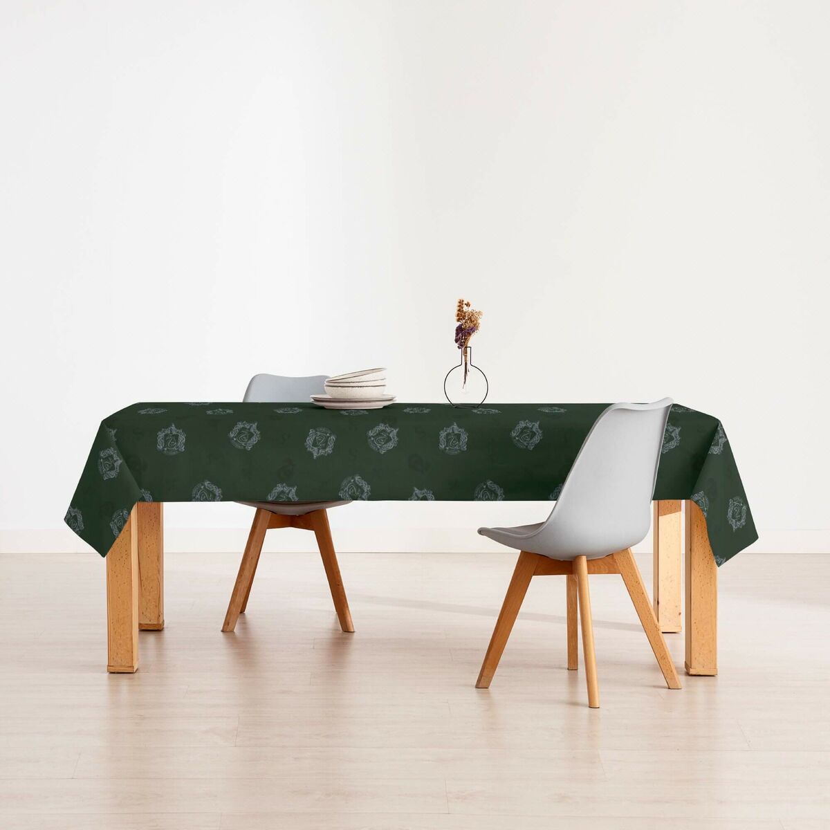 Stain-proof resined tablecloth Harry Potter Slytherin Multicolour 100 x 150 cm-1