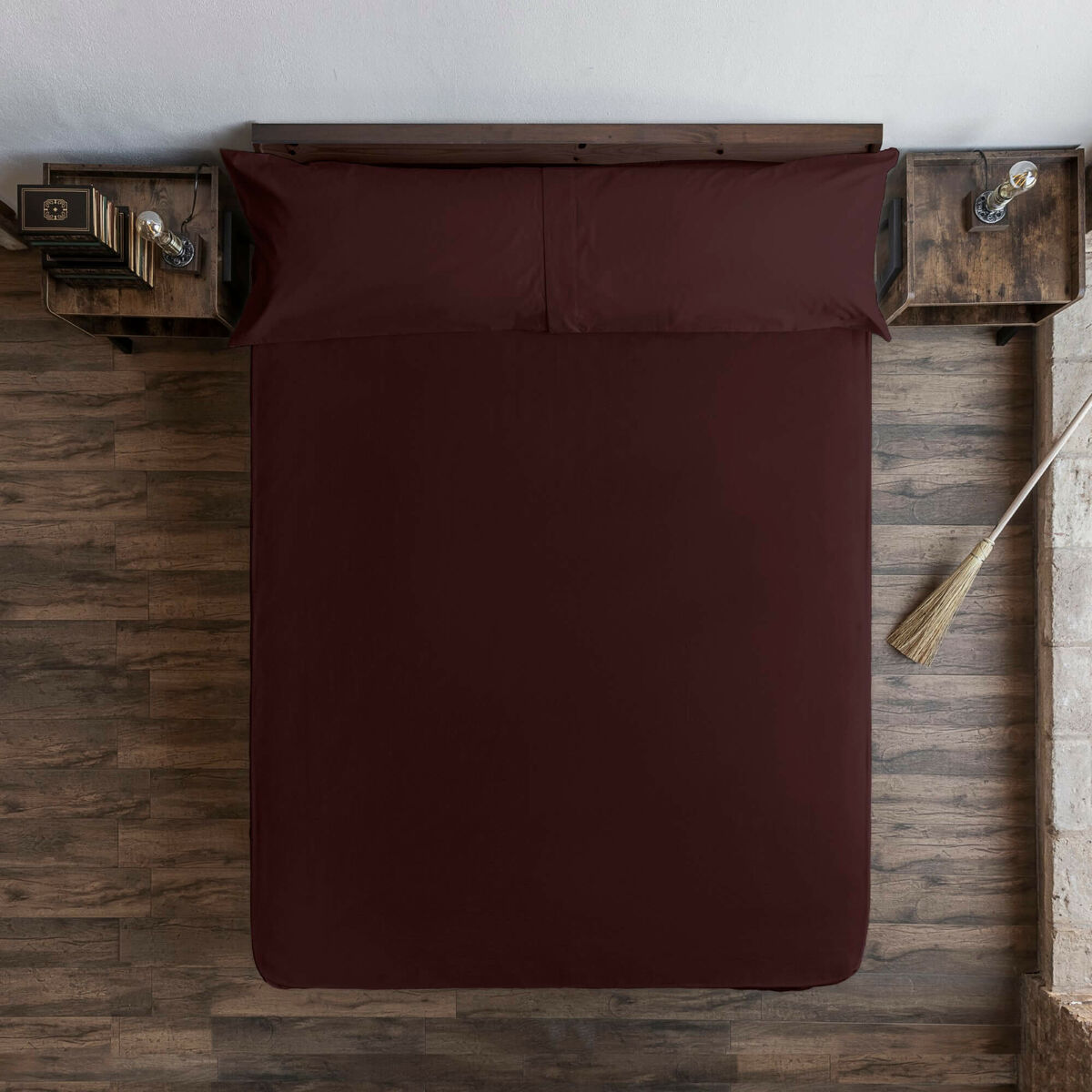 Fitted sheet Harry Potter Burgundy Single-1