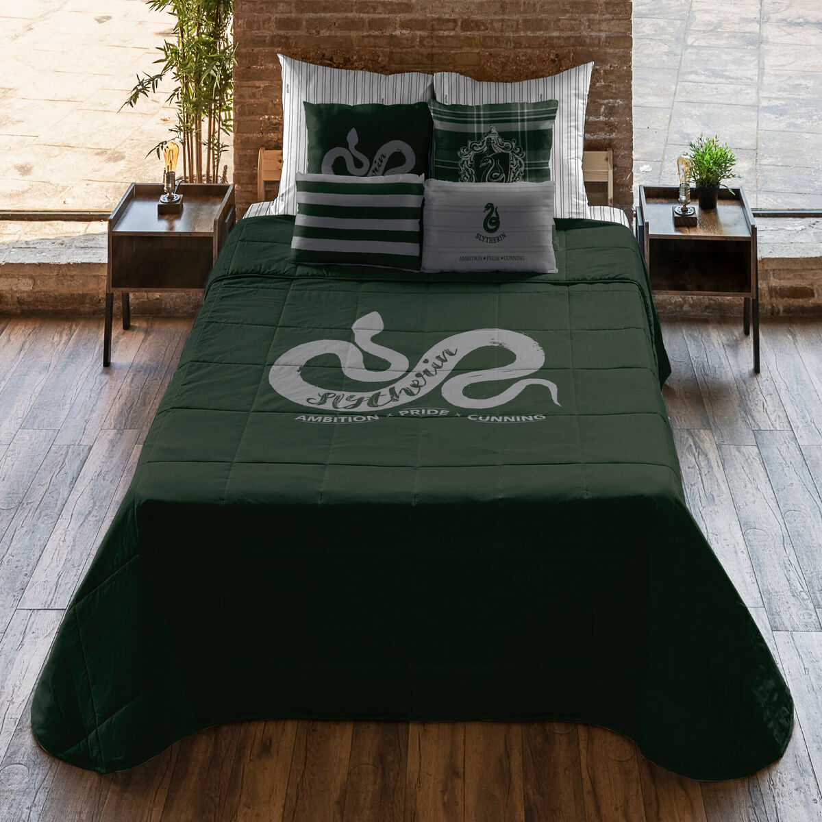 Duvet Harry Potter Slytherin Multicolour 250 x 4 x 270 cm King size-0