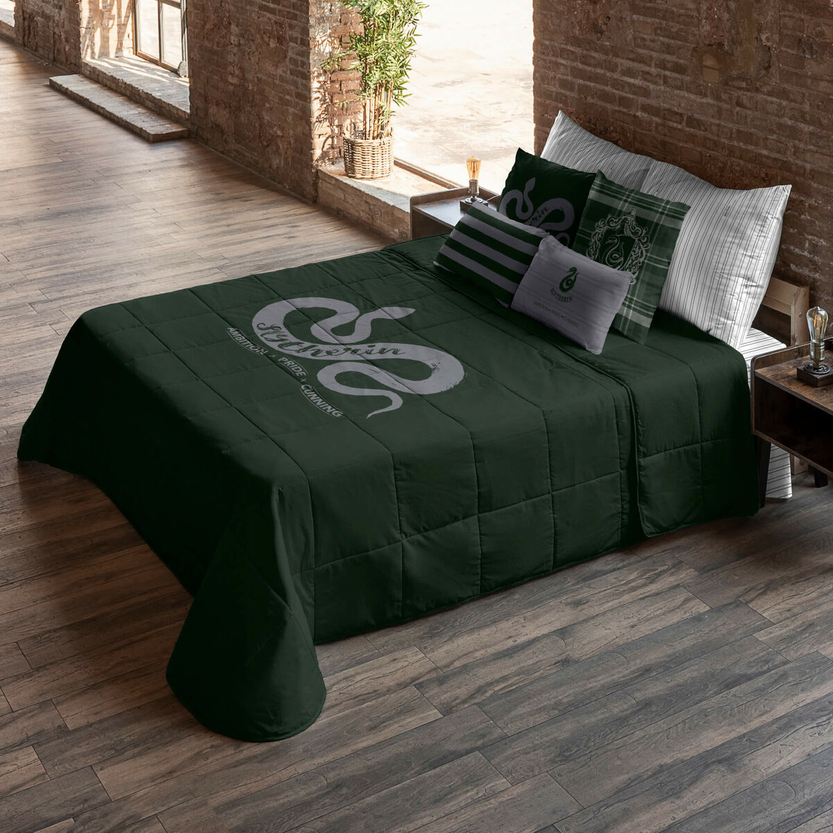 Duvet Harry Potter Slytherin Multicolour 250 x 4 x 270 cm King size-2