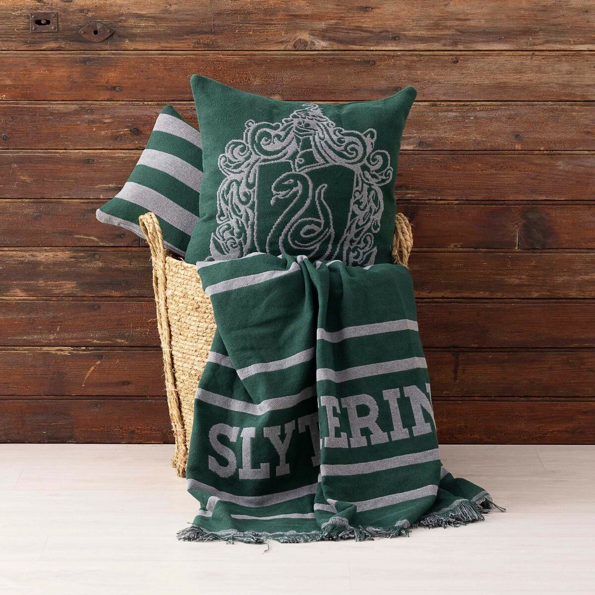 Blanket Harry Potter Slytherin House Multicolour 230 x 2 x 260 cm-2