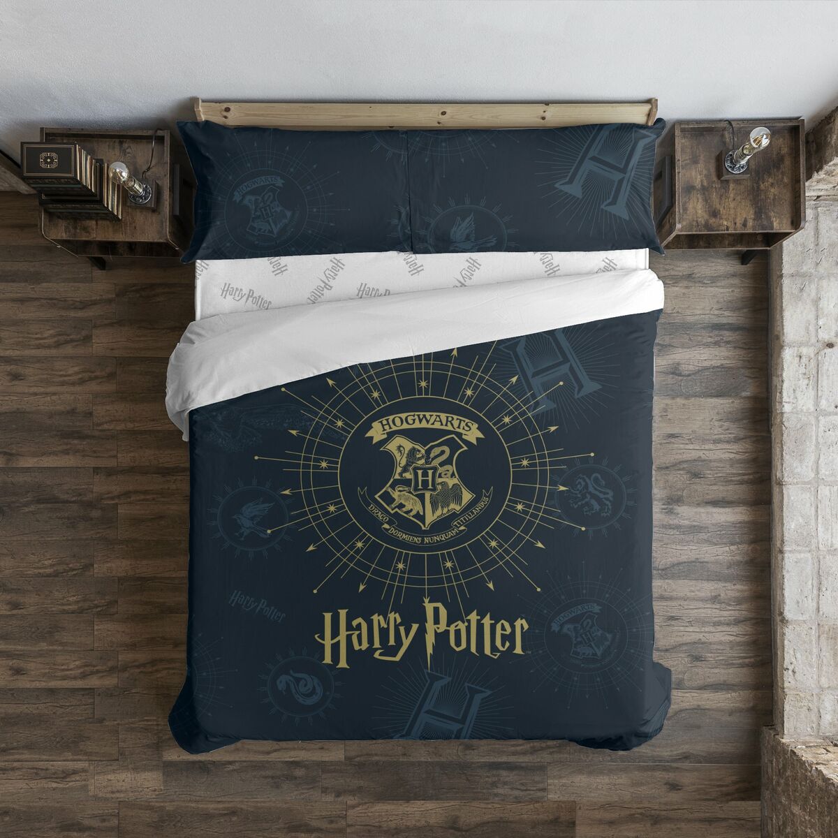 Nordic cover Harry Potter Dormiens Draco Multicolour 175 Threads 180 x 220 cm Single-0