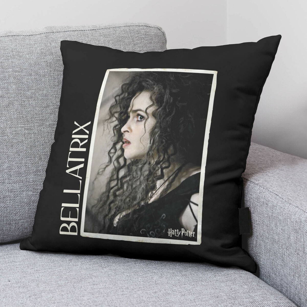 Cushion cover Harry Potter Bellatrix Black Multicolour 50 x 50 cm-1