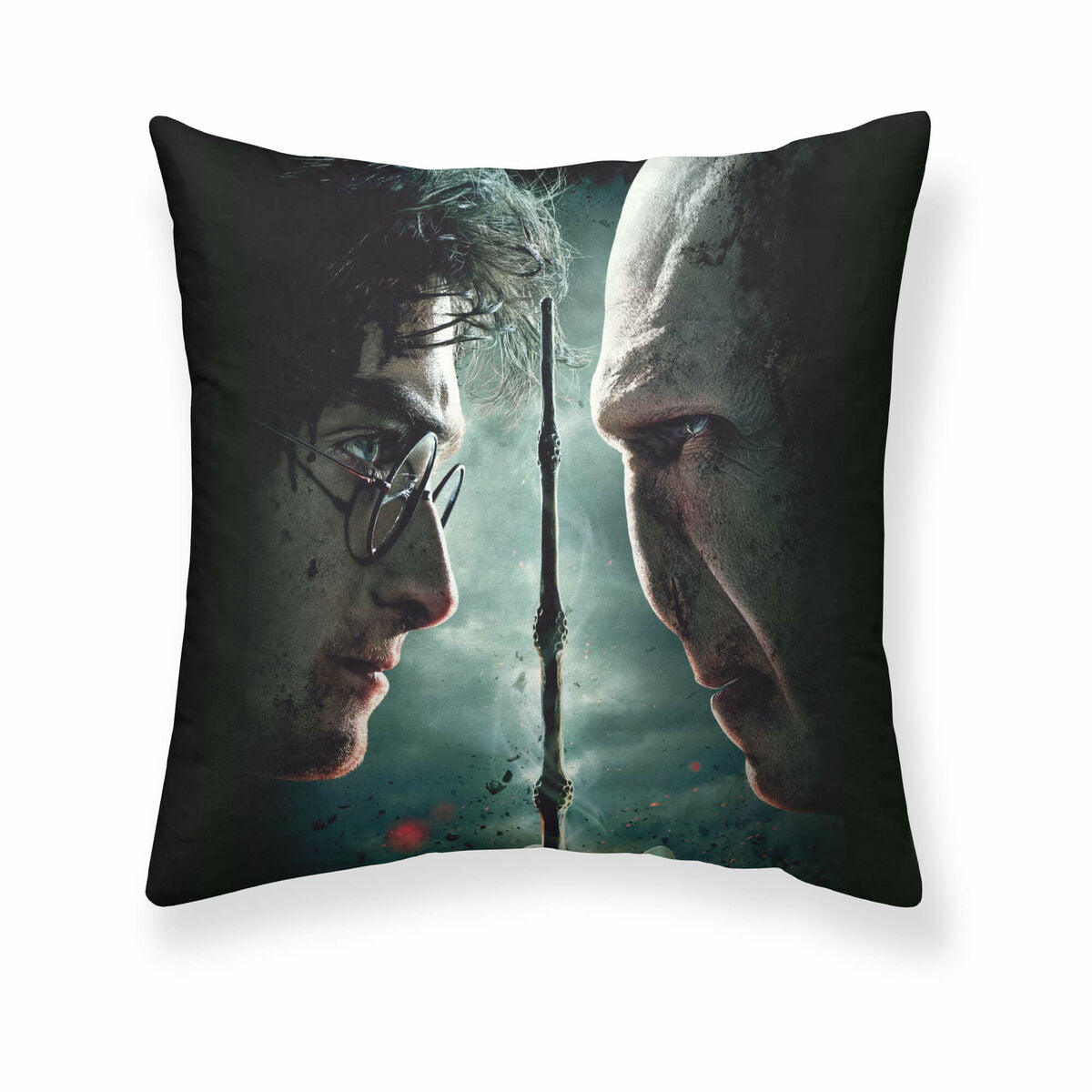 Cushion cover Harry Potter vs Voldemort Multicolour 50 x 50 cm-0