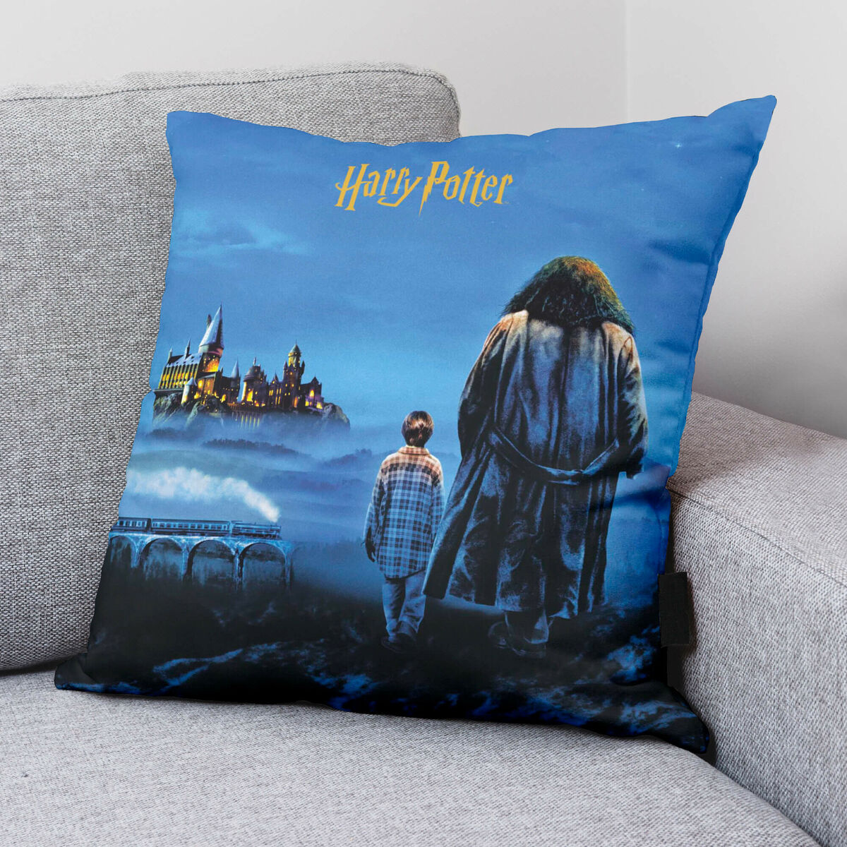 Cushion cover Harry Potter Philosopher's Stone Multicolour 50 x 50 cm-1