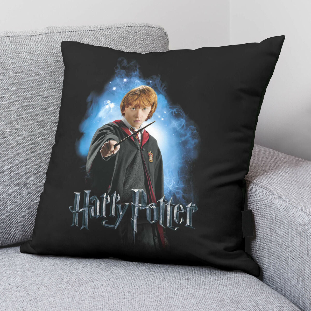 Cushion cover Harry Potter Ron Weasley Black Multicolour 50 x 50 cm-1