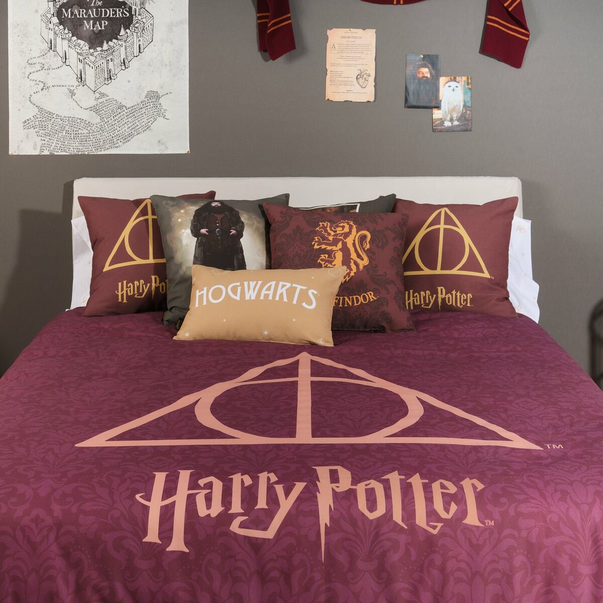 Nordic cover Harry Potter Deathly Hallows Multicolour 175 Threads 220 x 220 cm Double-5