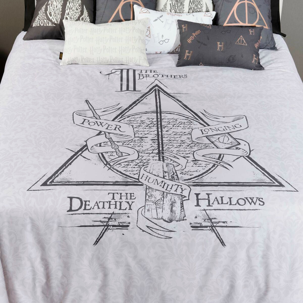 Nordic cover Harry Potter Deathly Hallows Legend Multicolour 175 Threads 155 x 220 cm Single-6