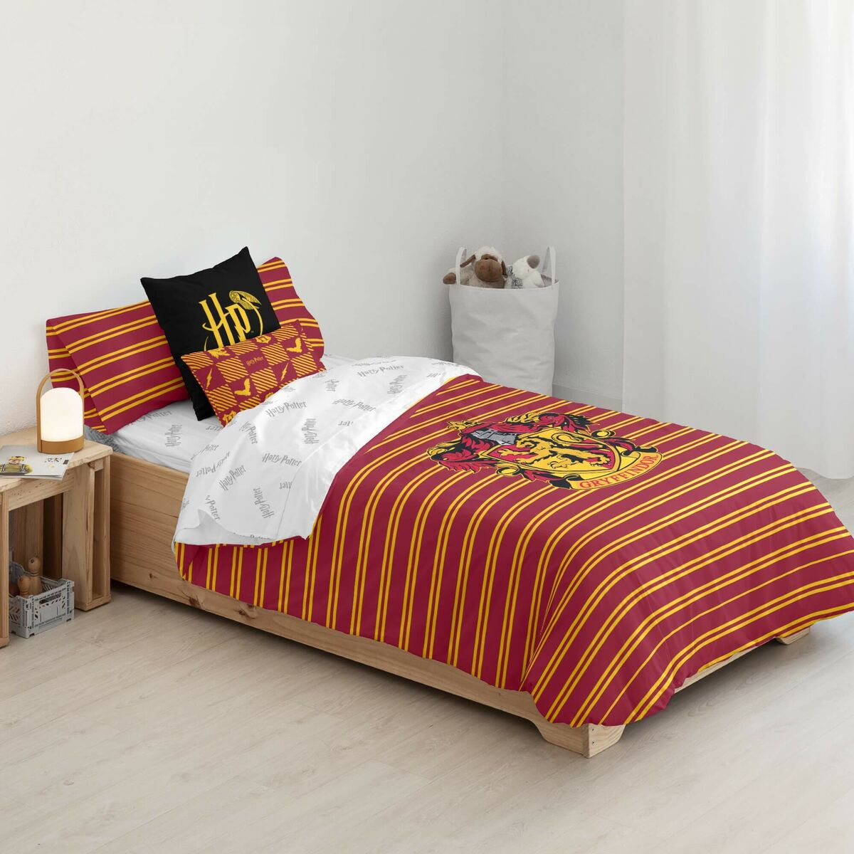 Nordic cover Harry Potter Gryffindor Shield Multicolour 175 Threads 220 x 220 cm Double-3