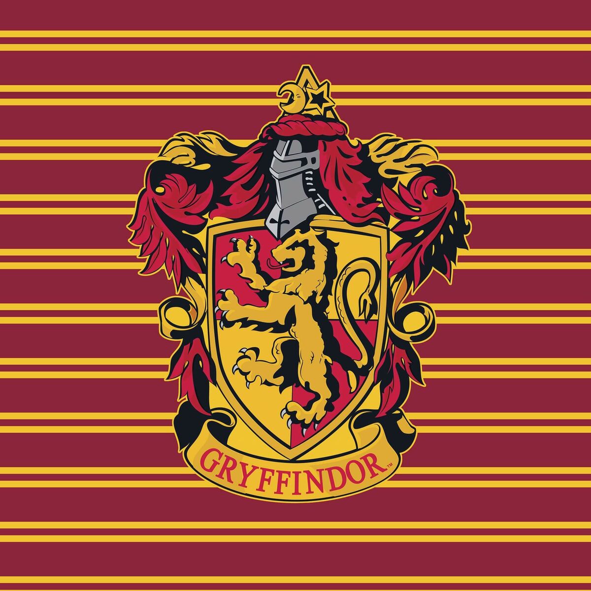 Nordic cover Harry Potter Gryffindor Shield Multicolour 175 Threads 140 x 200 cm Single-1