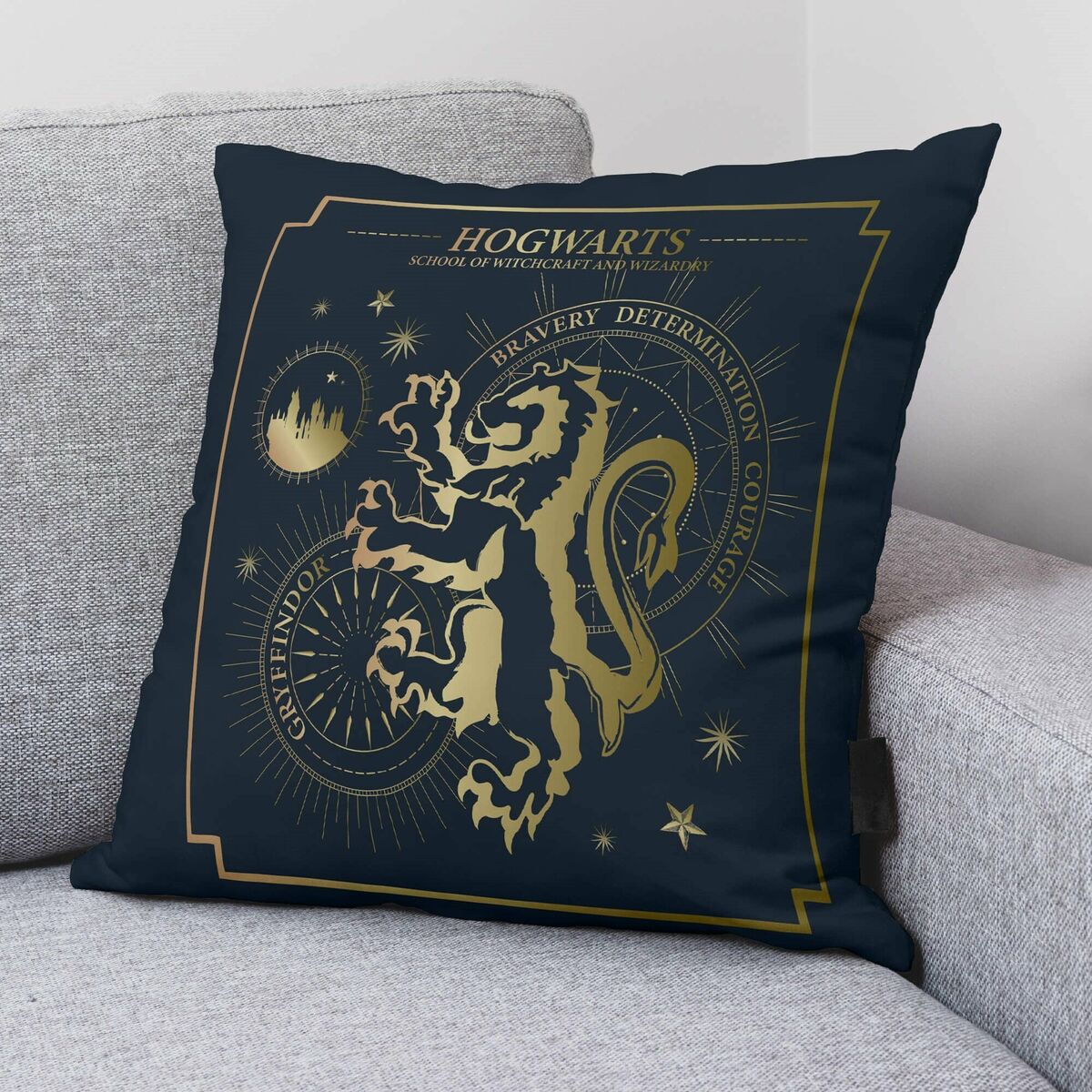 Cushion cover Harry Potter Multicolour Navy Blue 45 x 45 cm-1