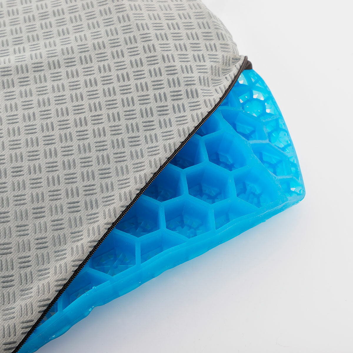 Gel Lumbar Cushion with Removable Cover Glushion InnovaGoods-3