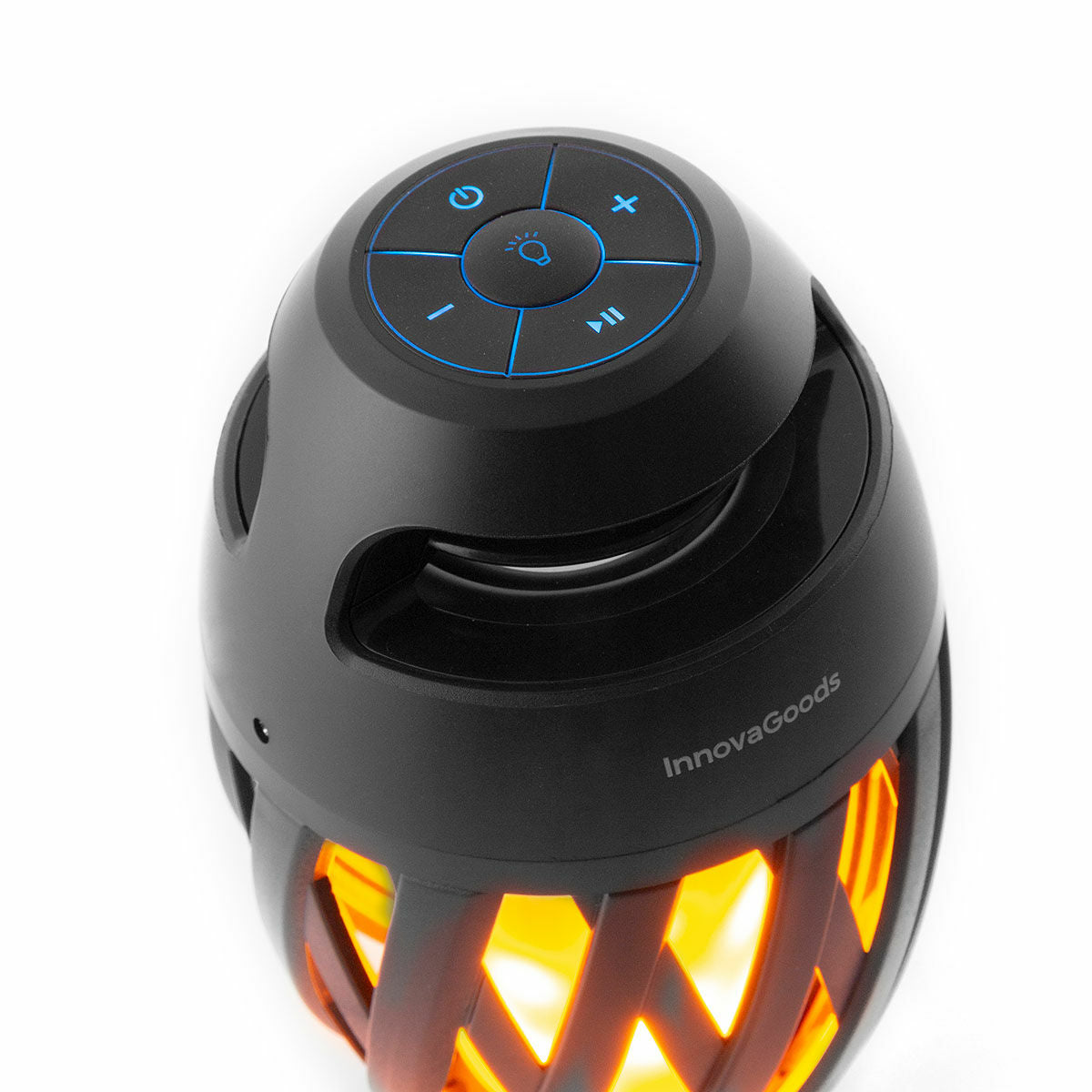 Wireless Speaker with Flame Effect LED Spekkle InnovaGoods-5