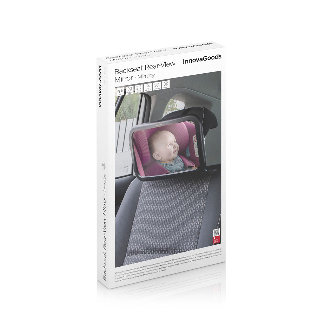 Rearview Baby Mirror for Rear Seat Mirraby InnovaGoods-1