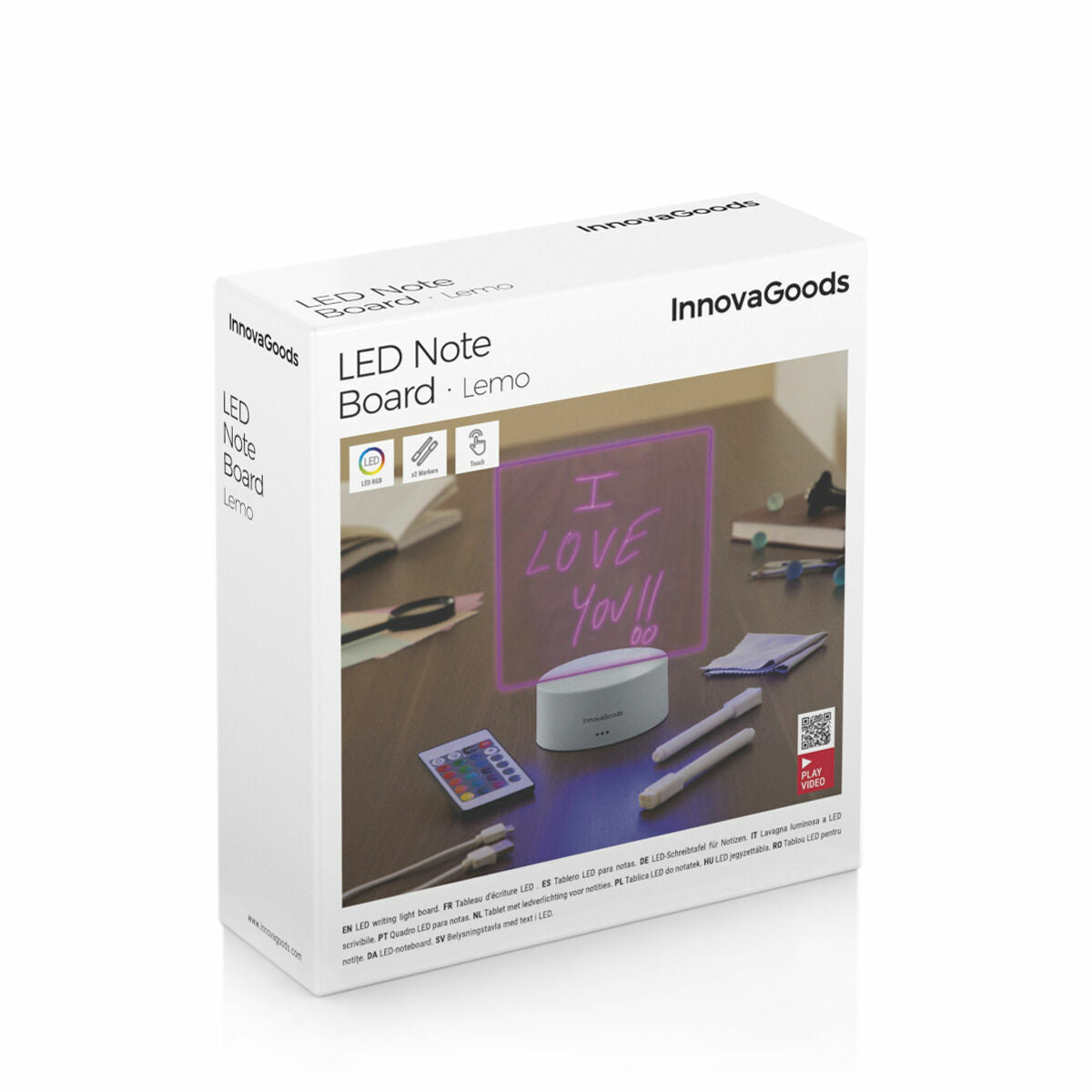 LED Note and Message Board Lemo InnovaGoods-1