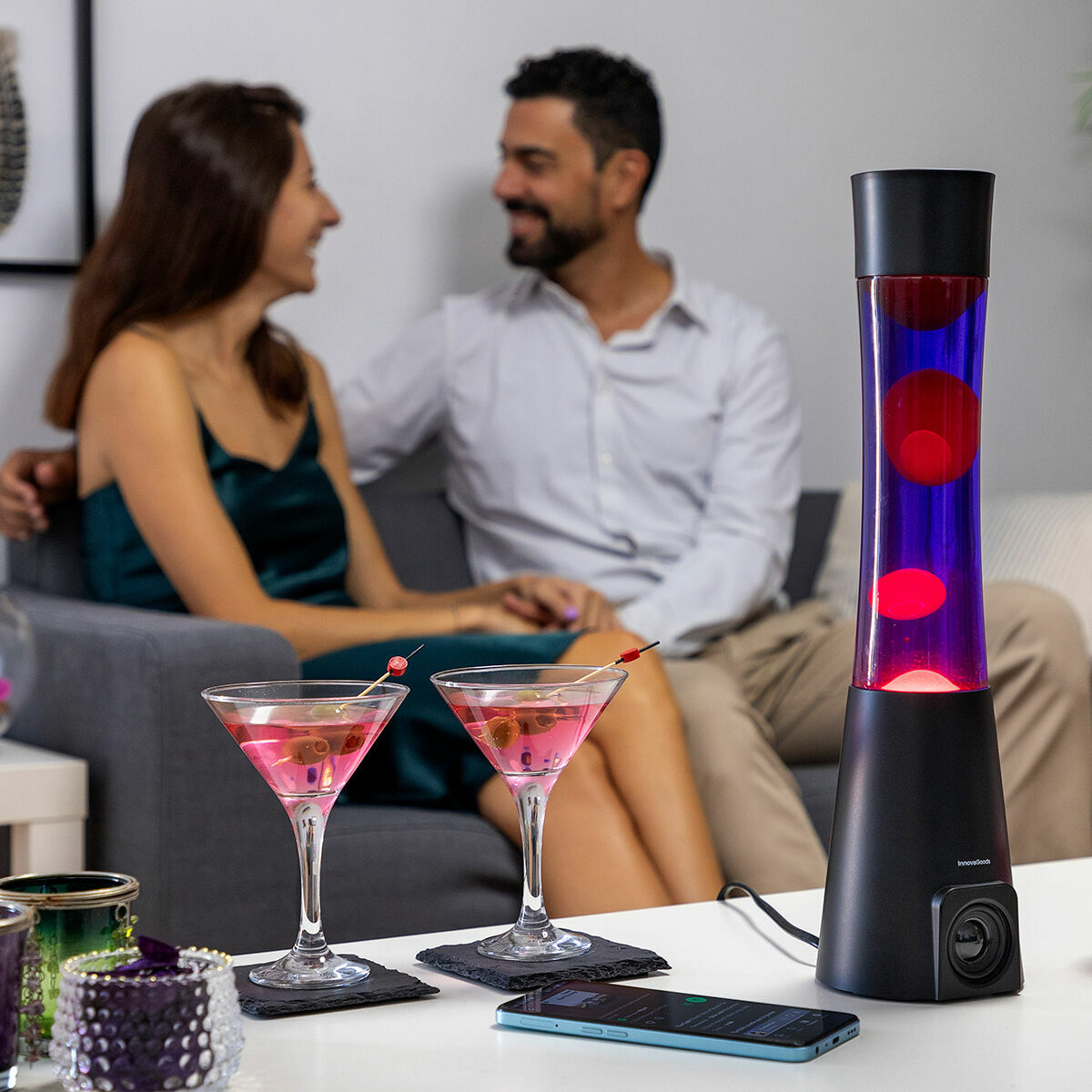 Lava Lamp with Speaker Maglamp InnovaGoods-11