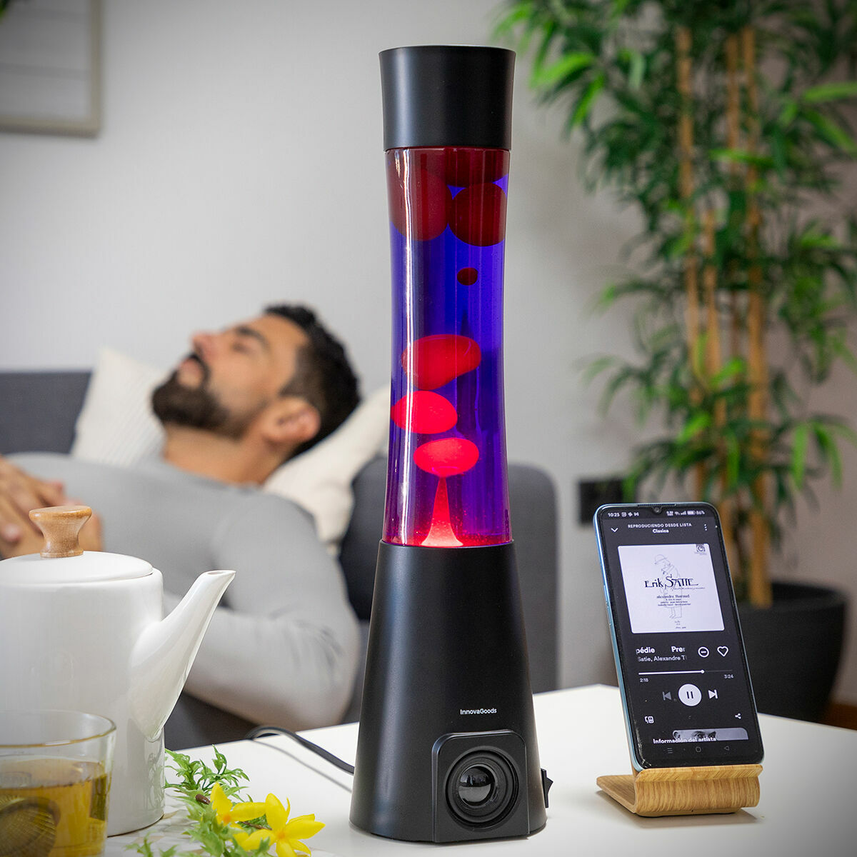 Lava Lamp with Speaker Maglamp InnovaGoods-8