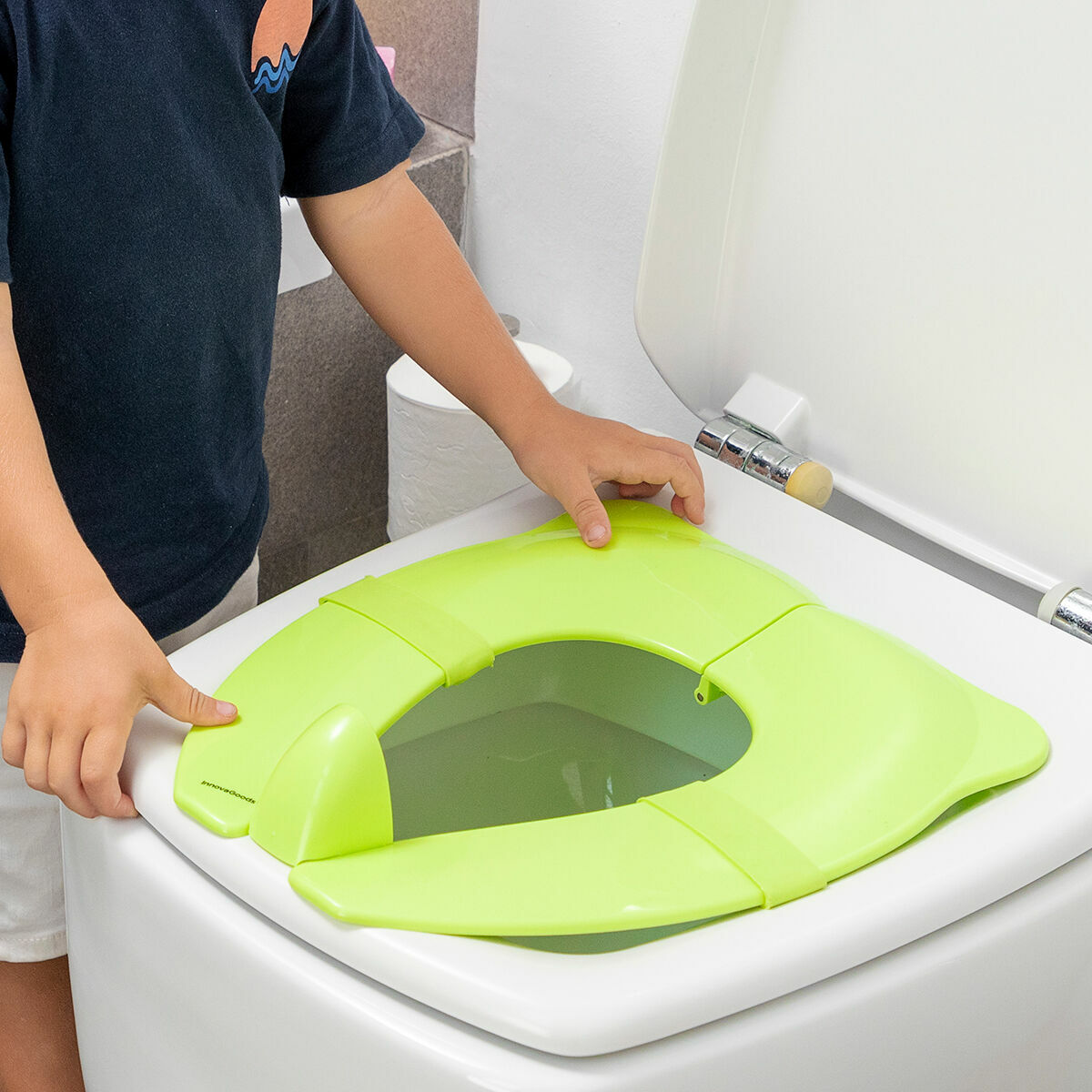 Folding Toilet Seat Reducer for Children Foltry InnovaGoods-6