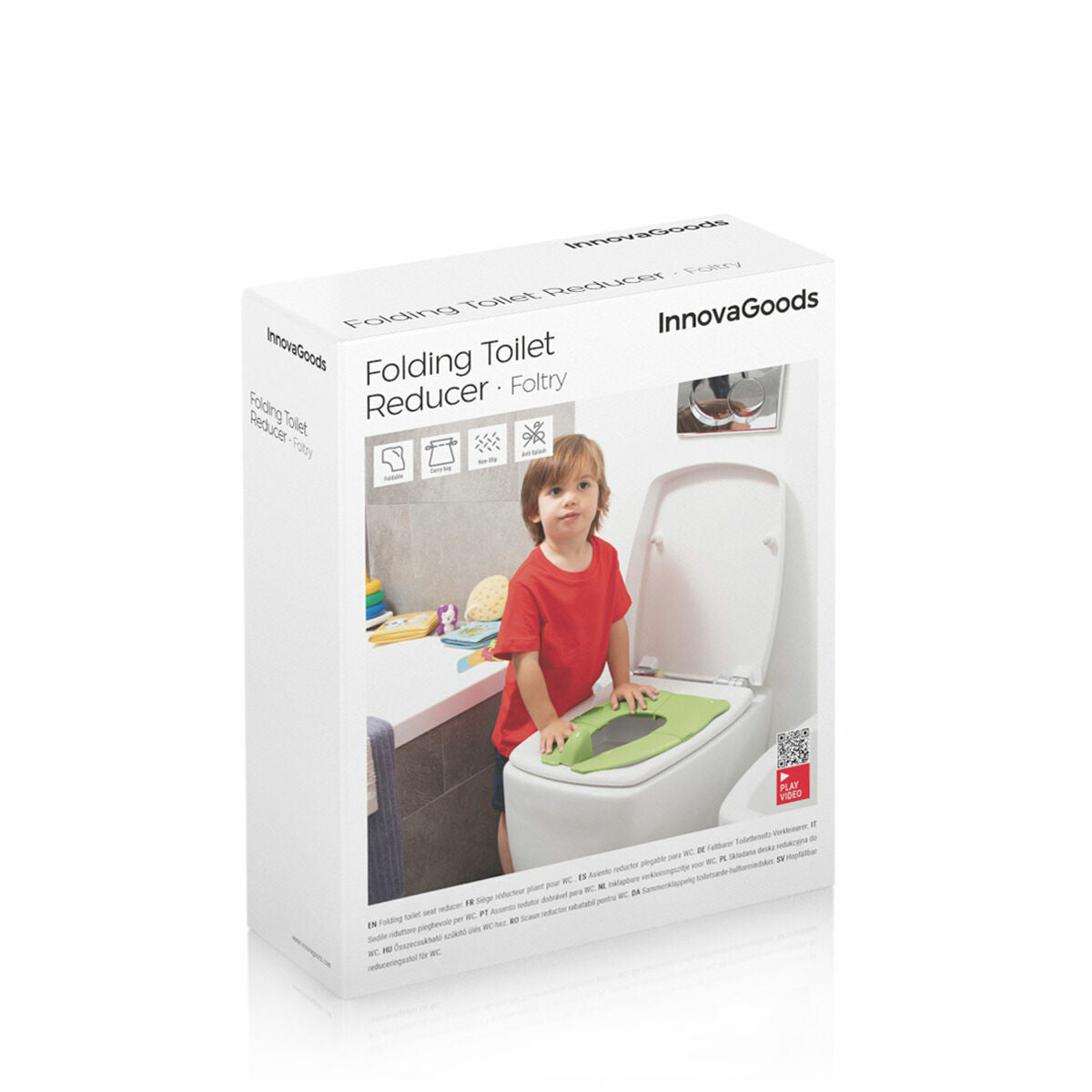 Folding Toilet Seat Reducer for Children Foltry InnovaGoods-1