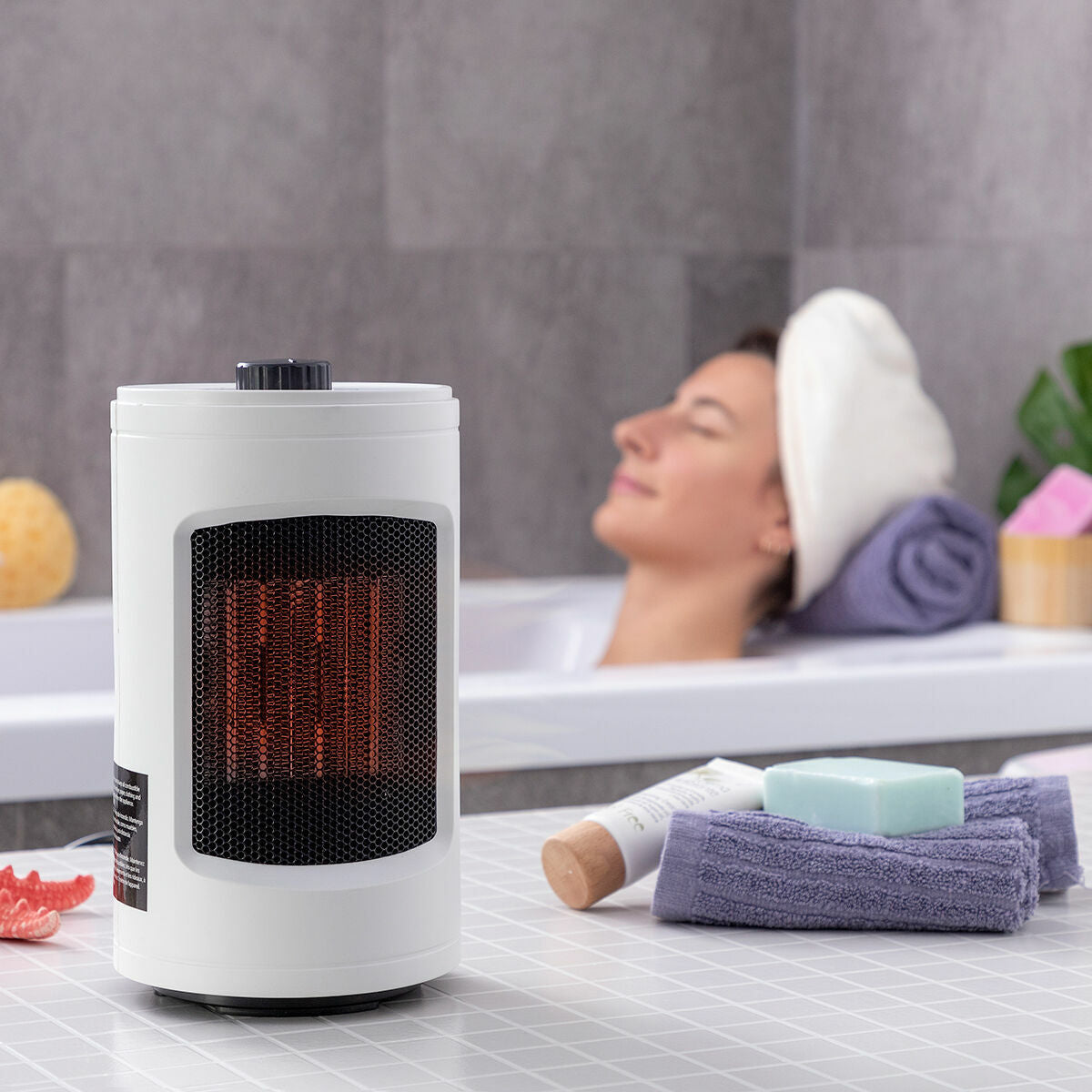 Oscillating Ceramic Heater Heramik InnovaGoods-12