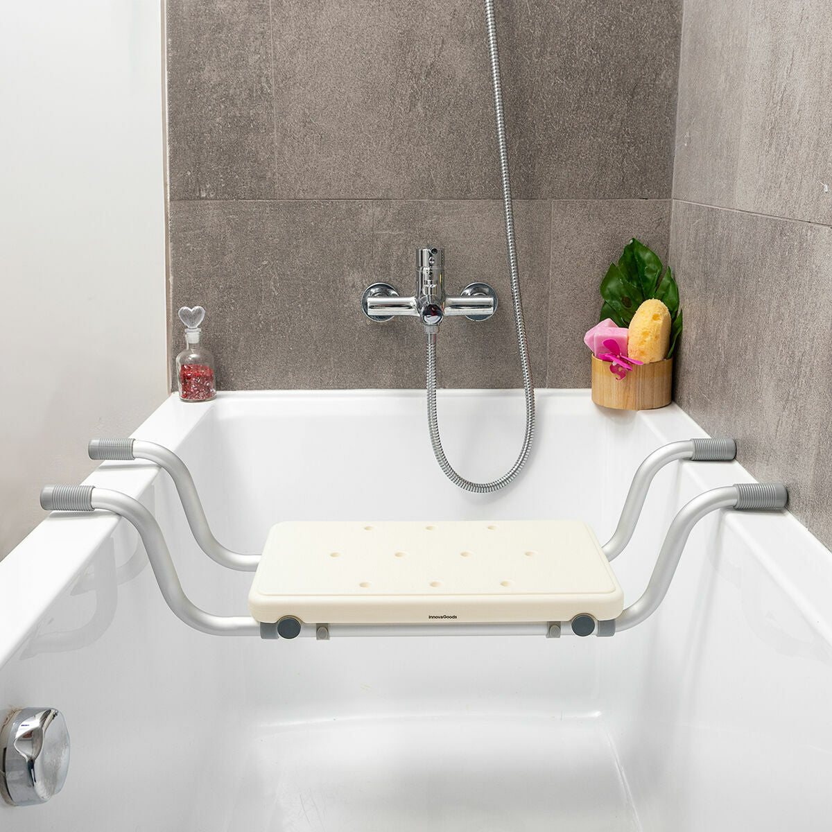 2-in-1 Non-slip Bathtub Seat Seburett InnovaGoods-9