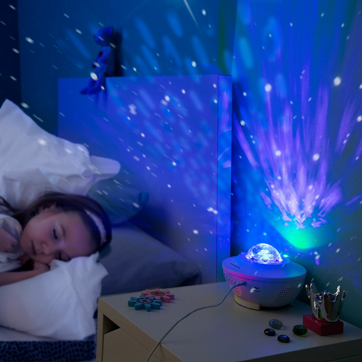 LED Star Projector with Speaker Sedlay InnovaGoods-5