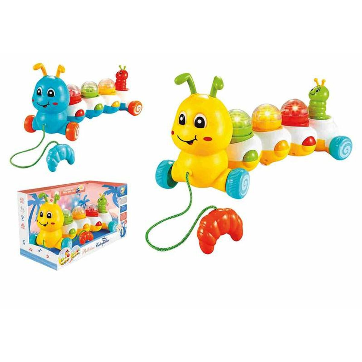 Drag toy Worm 32 x 12 cm-0