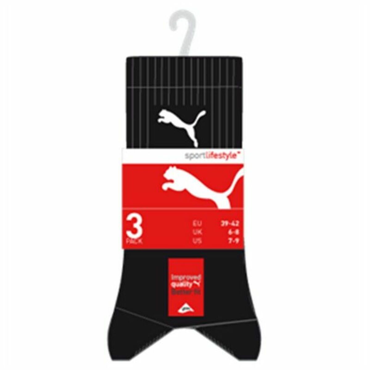 Sports Socks Puma 7312 Men 3 pairs 39-42 (3 pcs)-2