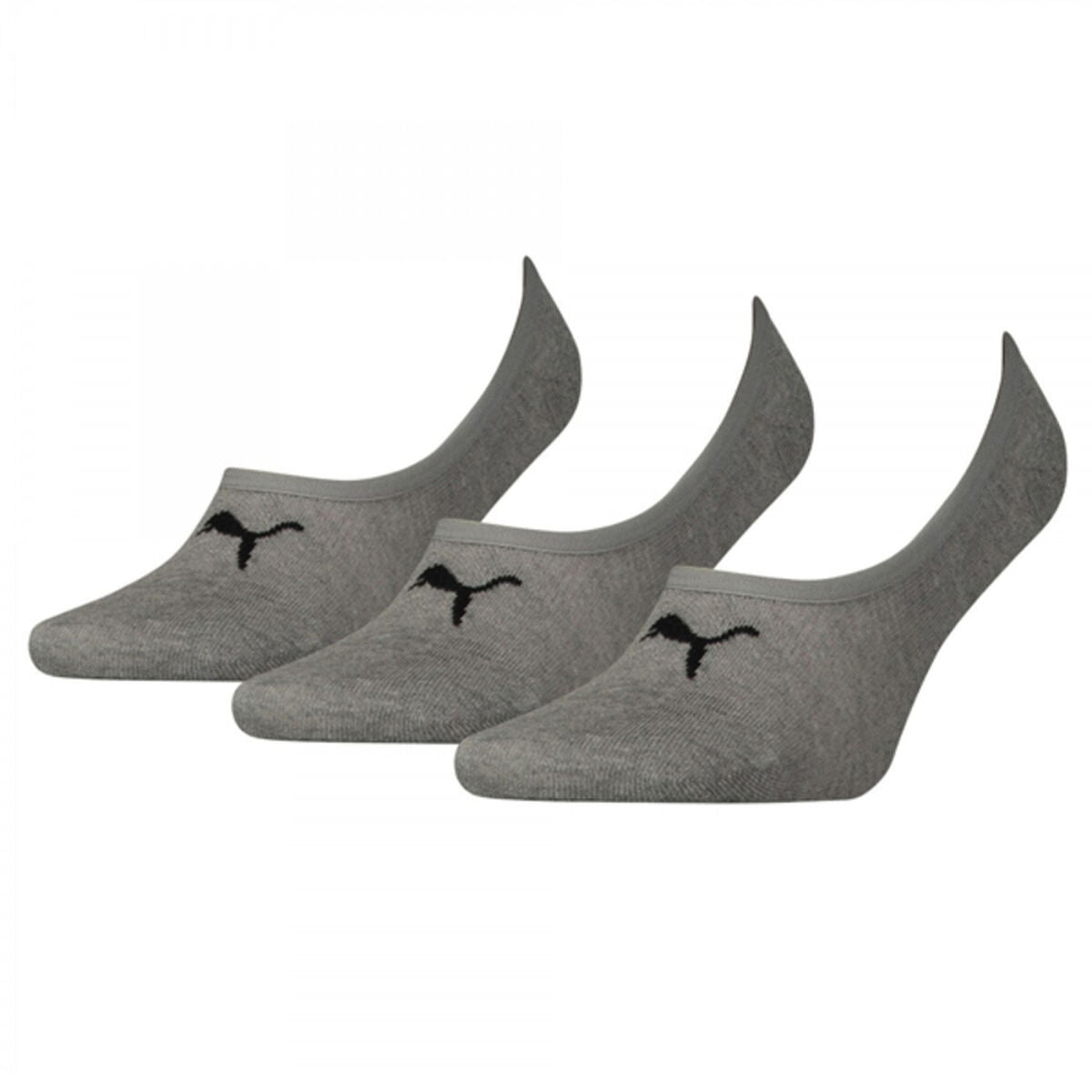 Ankle Sports Socks Puma FOOTIE (3 Pairs) Grey-0