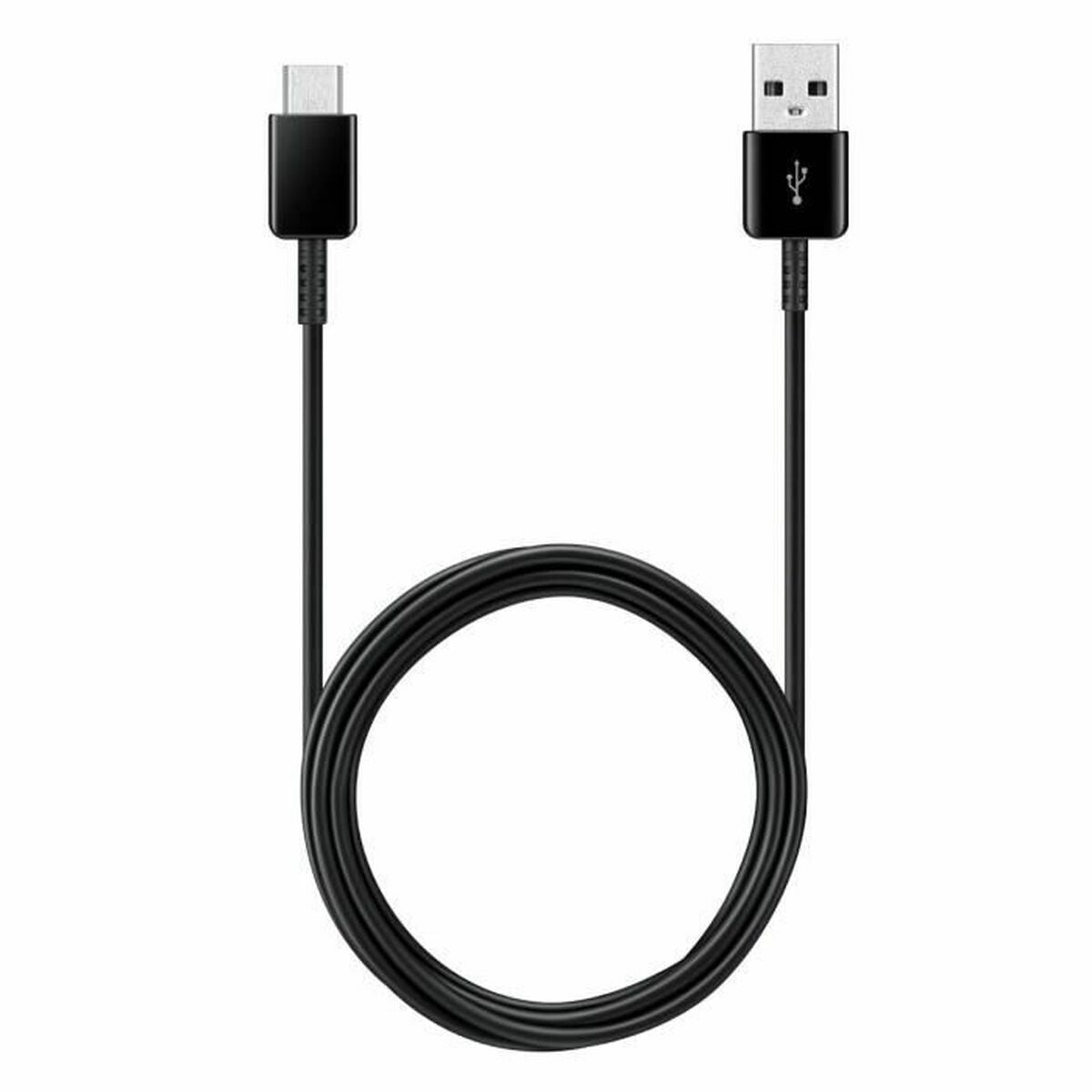 USB A to USB C Cable Samsung EP-DG930 Black 1,5 m-0