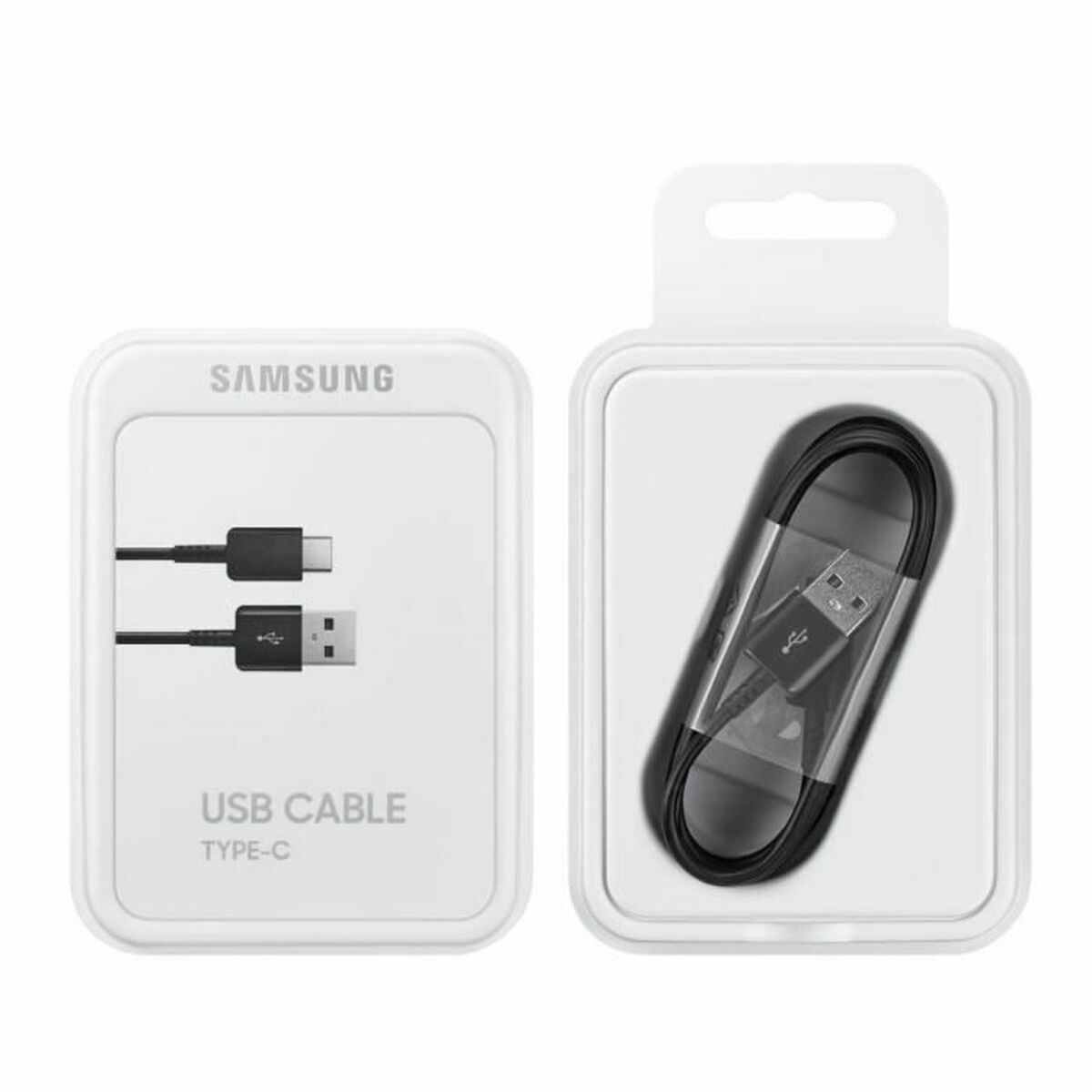 USB A to USB C Cable Samsung EP-DG930 Black 1,5 m-2