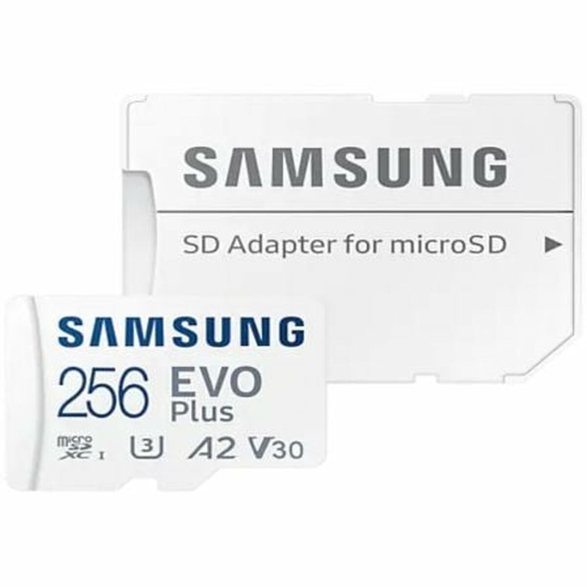 Micro SD Memory Card with Adaptor Samsung EVO Plus 2023 256 GB-0