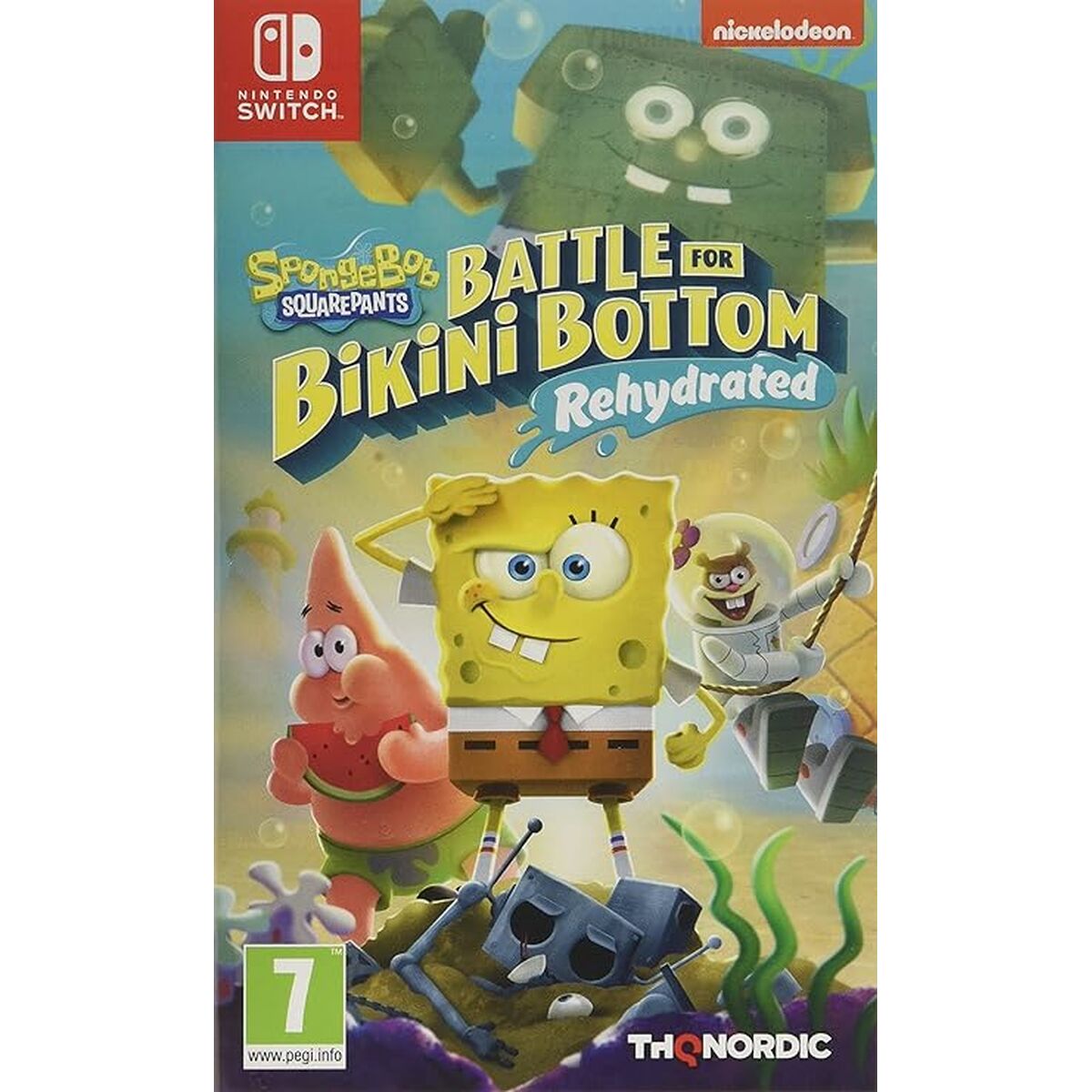 Video game for Switch Nintendo SPONGEBOB SQUAREPANTS: REHYDRATED-0