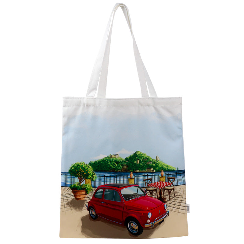 Tote Shopping Bag - Fiat 500 Riviera BAG212-0