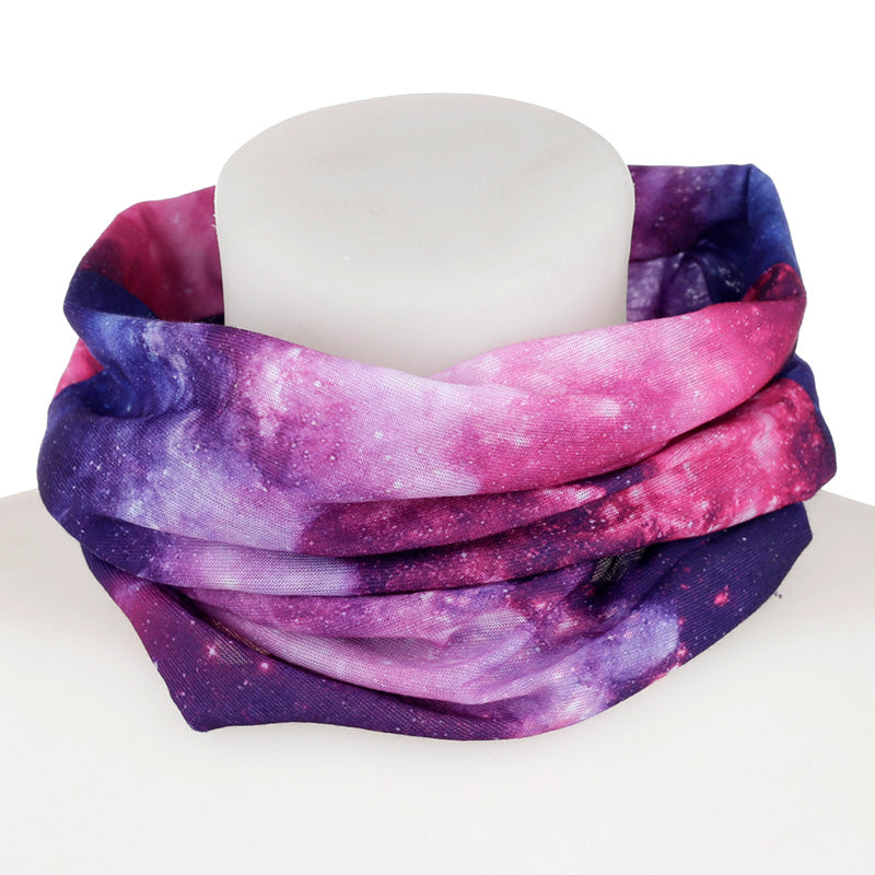 Neck Warmer Tube Scarf - Star Gazing Starry Night  BAND27-0