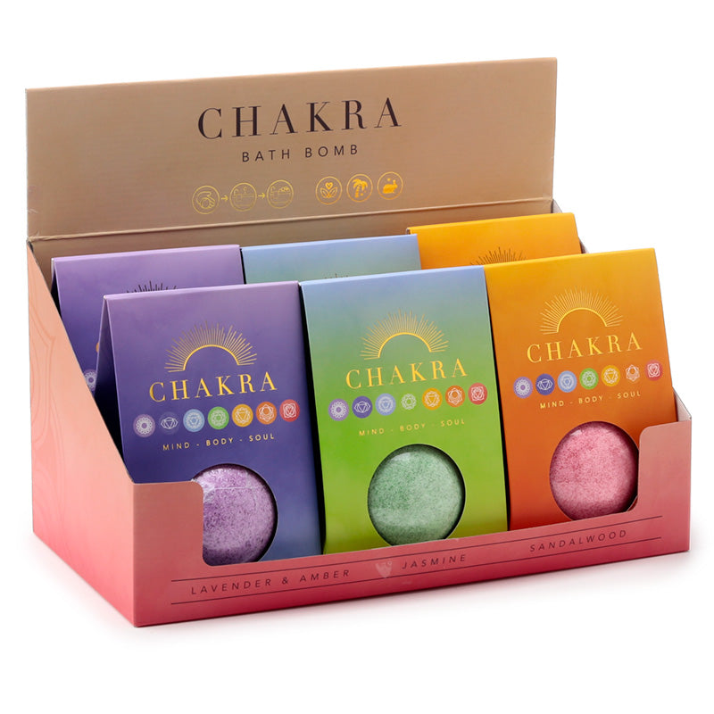 Handmade Bath Bomb in Gift Box - Chakra BATH70-0