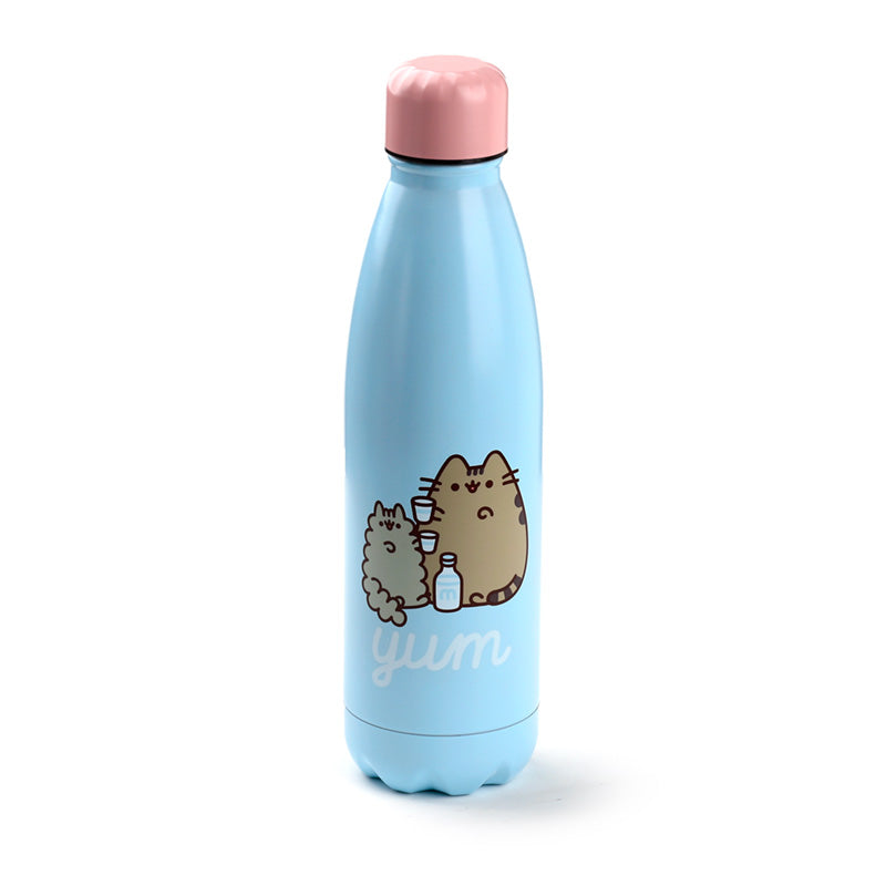 Reusable Stainless Steel Insulated Drinks Bottle 500ml - Pusheen the Cat Foodie BOT150-0