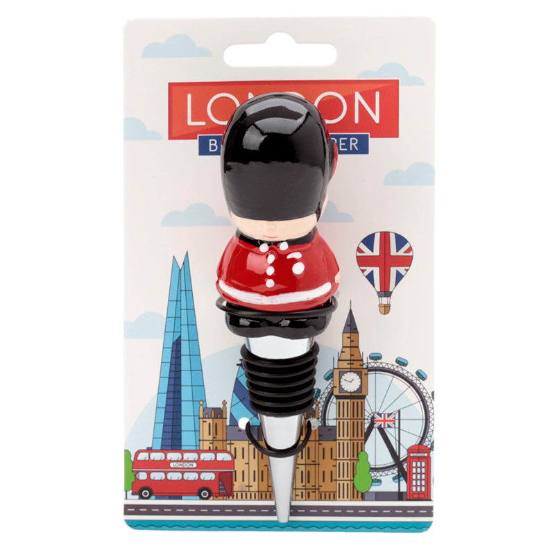 Novelty Bottle Stopper - London Icons Guardsman BOT222-0