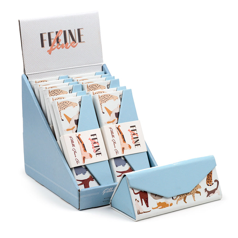 Foldable Glasses Holder -  Feline Fine Cats CASE82-0