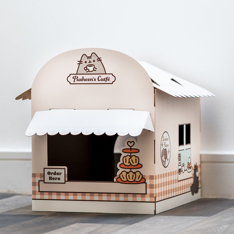 Cardboard Cat Den Playhouse - Pusheen the Cat CATH03-0