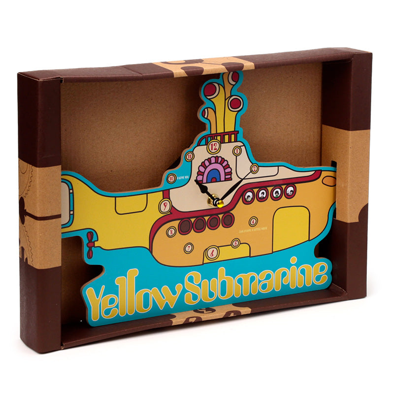 Decorative The Beatles Yellow Submarine Shaped Wall Clock CLCK02-0